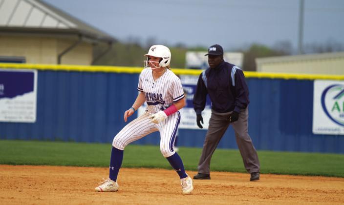 Aspen Wheeler is excited to be back on a softball field after missing last season because of injury. HUNTER KING | DISPATCH RECORD
