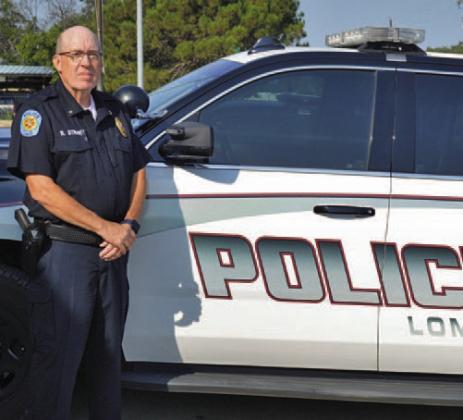 Police Chief Ronnie Strain came to Lometa in August 2024 after spending 25 years with the Hays County Sheriff’s Department. ERICK MITCHELL | DISPATCH RECORD