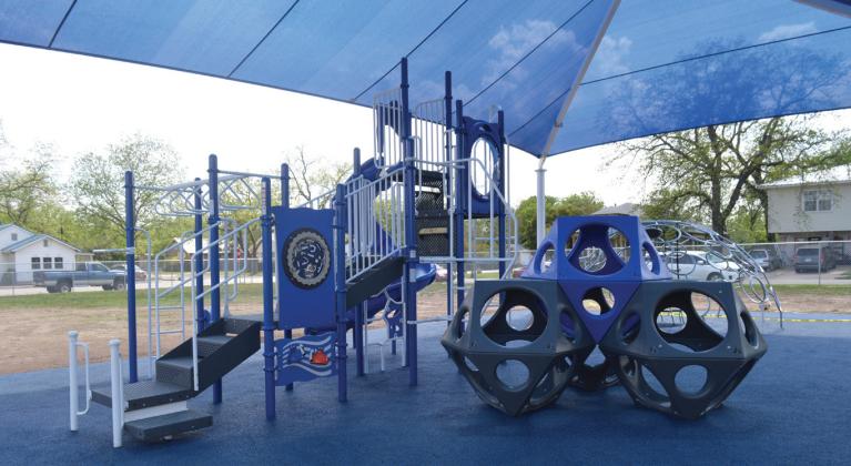New playground equipment has been installed at the Lampasas Boys and Girls Club facility. erick mitchell | dispatch record