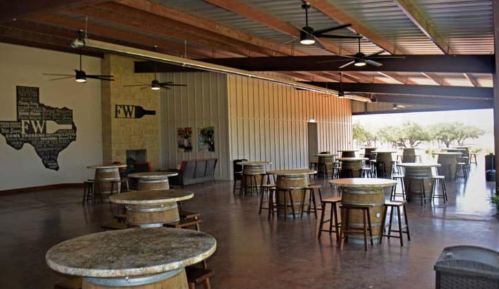 Fiesta Winery's recent upgrades include an expanded seating area, a fireplace and updated bathrooms. MASON HINES | DISPATCH RECORD
