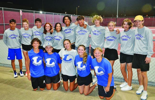 The tennis team had a successful fall season and many of them will be back in action this spring competing in a new district. FILE PHOTO