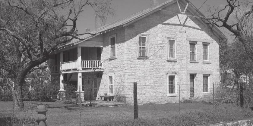 The historic Hart House — located at the corner of Western Avenue and East Fifth Street — is one of many places where courthouse functions in Lampasas County have taken place over the years. JEFF JACKSON | COURTESY PHOTO