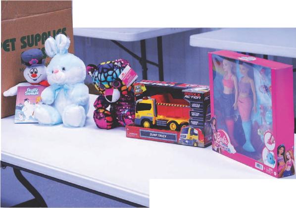 The Kempner Vvolunteer Fire Department’s toy drive gathers donations of new, unwrapped toys every year to distribute to local families in need over the holiday season. HUNTER KING | DISPATCH RECORD