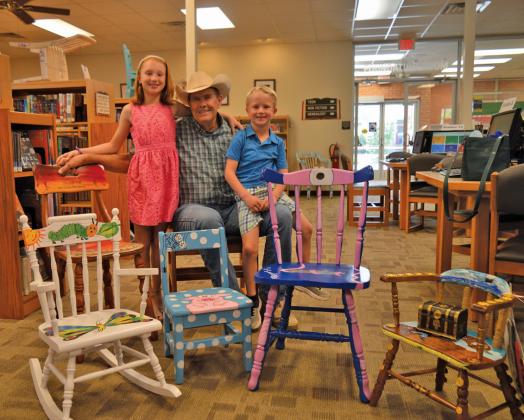 Library’s Painted Chair auction set for April 27