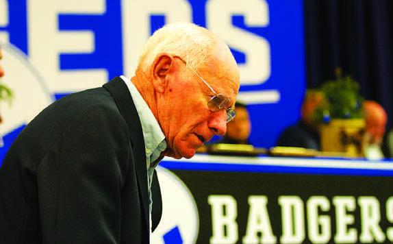 Former Lampasas Badger head coach Ken Wiginton was inducted into the Lampasas Athletics Hall of Fame in December 2021. FILE PHOTO