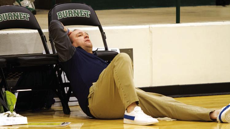 HUNTER KING | DISPATCH RECORD Head coach Aaron Nuckles soaks in the moment after the victory.