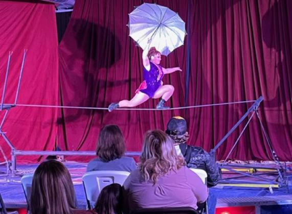 Circus provides acrobatic entertainment