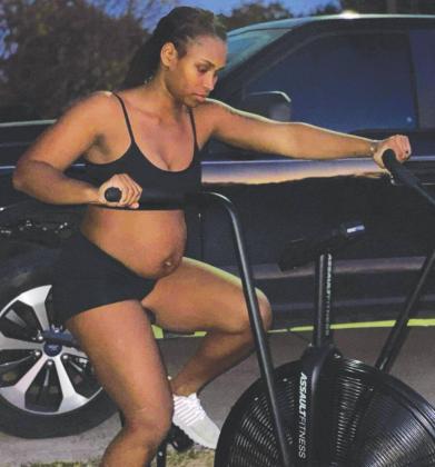 Naimah Barraza of San Antonio is the mother of two, as well as a CrossFit athlete and coach who trains during her pregnancy. COURTESY PHOTO