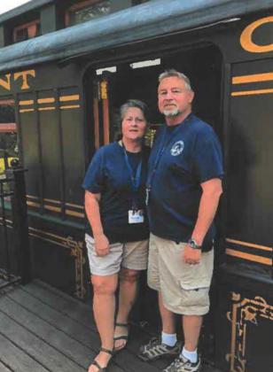Mary and Bob Howell were volunteers at the D.C. Booth Historic National Fish Hatchery and Archives in Spearfish, South Dakota. They encourage others to visit the state -- a “must see” for those who love to travel, the couple said. COURTESY PHOTO