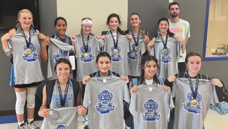 Eighth-grade girls’ traveling team wins Leander tournament