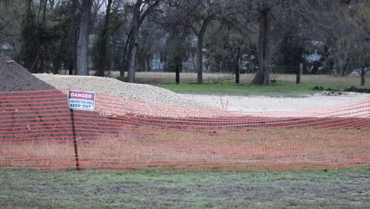 After weather delays set back the construction schedule of the Lampasas Skate Park, the dirt pad was completed, and Parks &amp; Recreation officials anticipate work crews will begin construction of the park forms within two weeks. JOYCESARAH MCCABE | DISPATCH RECORD