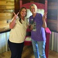 COURTESY PHOTO Julie Ripple of Lampasas, at left, and Janice Kliza of Kempner took second place out of 28 teams who competed June 13 in the first-ever Badger 42 Tournament.