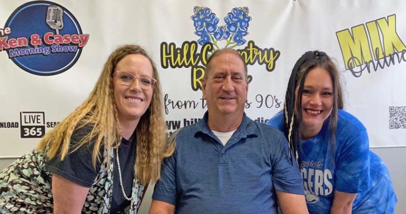 Hill Country Radio is a new Lampasas station that was founded by Christy Bartt, Ken Gontarek and Casey Campbell, pictured left to right. courtesy photo | hill country Radio