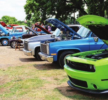 Cars were lined up in W.M. Brook Park for the Sulphur Creek Car Cruise in 2019. More than 500 spectators are expected for the car cruise this Saturday. FILE PHOTO