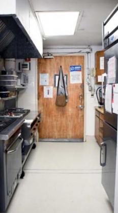 The small, outdated kitchen no longer functions well for the hospital. VERONICA BUTLER | DISPATCH RECORD