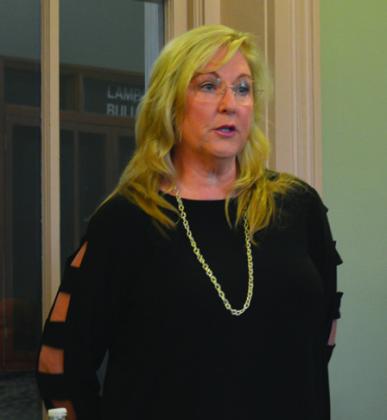 County Auditor Tragina Tallant said the new budget is up 22% from last year. ERICK MITCHELL | DISPATCH RECORD