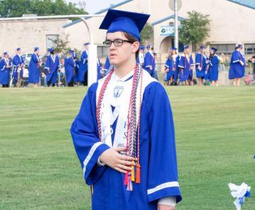 Michael Neary graduated in May as the number-three academic student in the Class of 2022.CHRIS MILES | DISPATCH RECORD