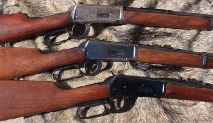Shown top to bottom are an early Winchester Model 94 in .32- 40 caliber made in 1904, a pre-1964 made in 1949 and a post-1964 made in 1973. HARTON HARTON | COURTESY PHOTO