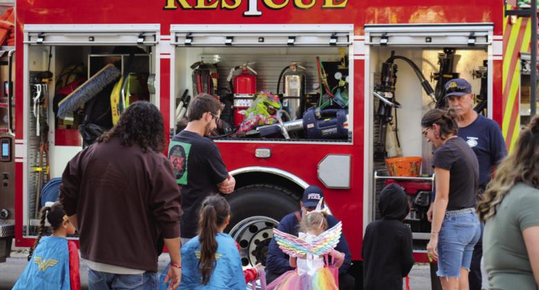 FILE PHOTO First responders like the Lampasas Fire Department will be at Vision Lampasas’ Squared Silly on Oct. 31.