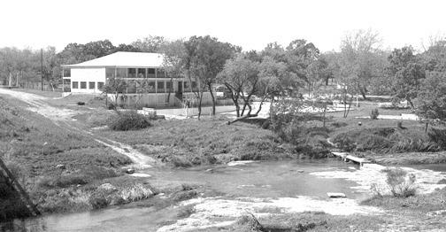 Photo of Sulphur Creek Crossing at the Hostess House. There is a low-water crossing on the left side and the remnants of some kind of concrete bridge on the right. Courtesy photo | jackson’s collection