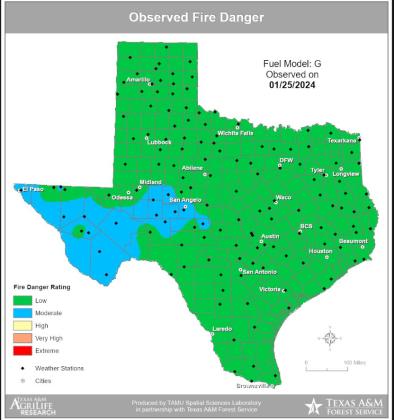 COURTESY GRAPHIC | TEXAS A&amp;M FOREST SERVICE
