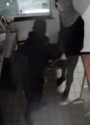 Police are looking for two suspects who broke into four local businesses. LAMPASAS POLICE DEPARTMENT FACEBOOK