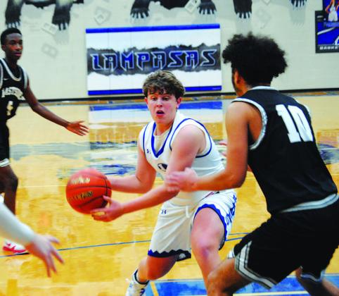 Aidan Nuckles scored 20 points in his high school basketball debut last week. HUNTER KING | DISPATCH RECORD