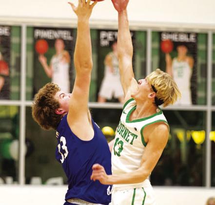 HUNTER KING | DISPATCH RECORD Beau Patterson will jump for the opening tip at 6 p.m. tonight.