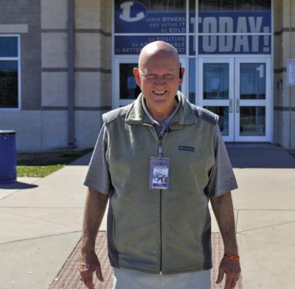ERICK MITCHELL | DISPATCH RECORD Joey McQueen has served as principal at Lampasas High School since midway through the 2019-2020 term.