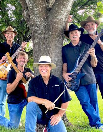 The Texas Elderly Brothers band members are, from left, Trent Lancaster, Zane Lancaster, Pete Henniger, Clark Corbin and Robbis Storm. COURTESY PHOTO