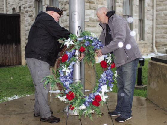 Veterans honored at wreath-laying ceremony