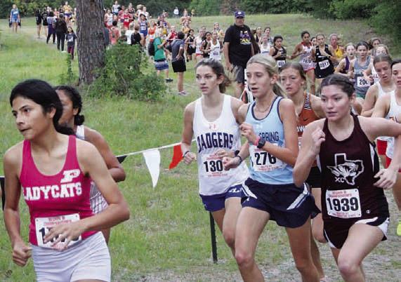 Nyla Long races against the competition at the regional meet. COURTESY PHOTO