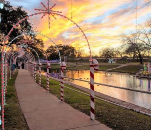 Candy Cane Lane was a beloved part of Katherine Mezger’s vision for Christmas on the Creek. FILE PHOTO