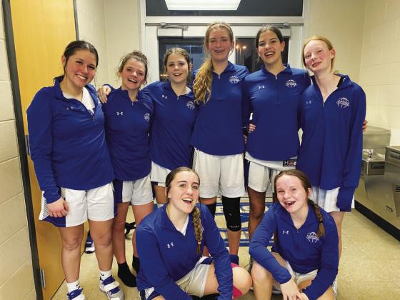 COURTESY PHOTO | LAMPASAS GIRLS BASKETBALL This group of young Lady Badgers will be together for the next three or four years.