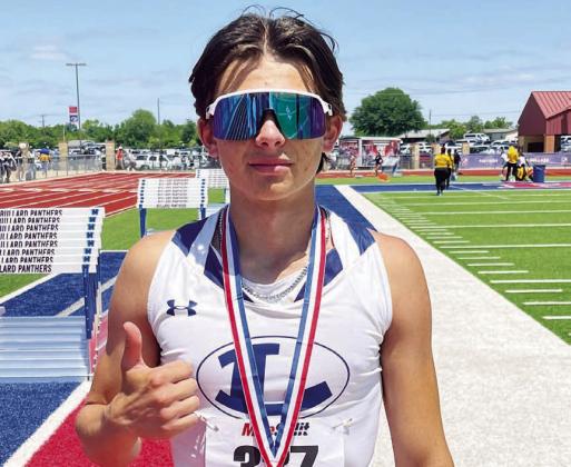 Lampasas junior qualifies for state track meet in the long jump