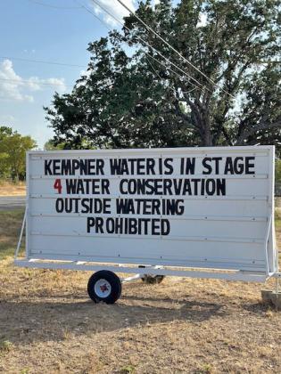 Although the city of Lampasas returned to Stage 3 conservation measures after the emergency water situation was resolved, the city of Kempner and KWSC customers remain under Stage 4 restrictions. Significant rainfall is needed to refill area lakes and reservoirs to relieve drought conditions. joycesarah mccabe | dispa tch record