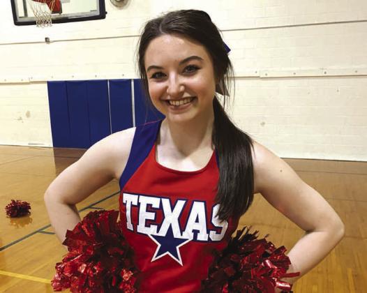 Bella Lindsey will finish her high school cheer career this summer. FILE PHOTO