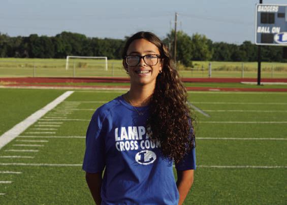 Name: Addison Ortegon Class: Sophomore Sport: Cross Country Favorite Athlete: Sha’carri Richardson Favorite Hobby: Hunting Favorite Food: Sushi Favorite Movie: Tangled