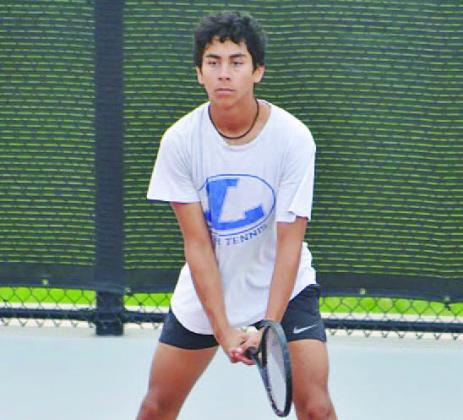 James Vasquez is one of the seniors on this year’s tennis team. COURTESY PHOTO | KENNETH PEISER