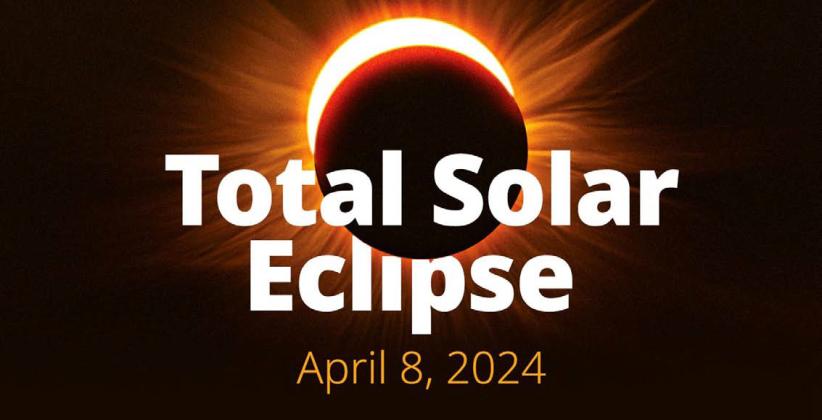 The April 8 eclipse is expected to be a phenomenal astronomical event to observe and should bring hordes of travelers to the area. The city will host a final town hall on eclipse preparations Wednesday at 6 p.m. at the former middle school cafeteria, 103 N. Western Ave. METRO CREATIVE GRAPHICS