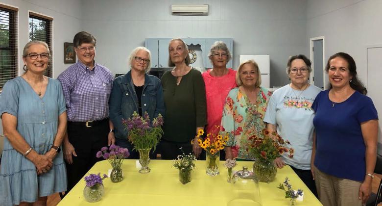 Lometa L-M Garden and CIvic Club officers for the new club year are, left to right, Tico Hicks, historian; Sue Anderson, parliamentarian; Teresa Stewart, reporter; Patricia Dorsey, treasurer; Val Cash, secretary; Sheri Stone, second vice president; Barbara Bell, first vice president along with Candace Pauly (not pictured); and Laurie Davis, president. VAL CASH | COURTESY PHOTO