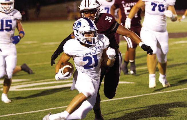 FILE PHOTO The Badgers last played Brownwood in 2021 when Ethan Moreno was still carrying the ball.