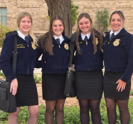 Team places third at state FFA contest