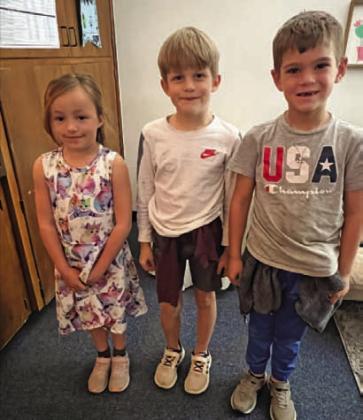 Pictured left to right are Norah McDonald, Wyatt Green and Barrett Seymour. COURTESY PHOTO