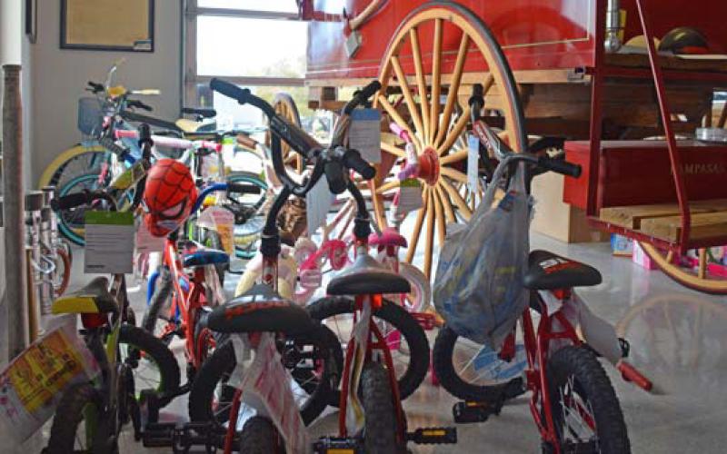 Bicycles and toys for older children are on the wish list of the Lampasas Fire Department this season. In conjunction with the Lampasas Police Department, the fire department is hosting a Toy Drive to benefit area families. file photo | dispatch record