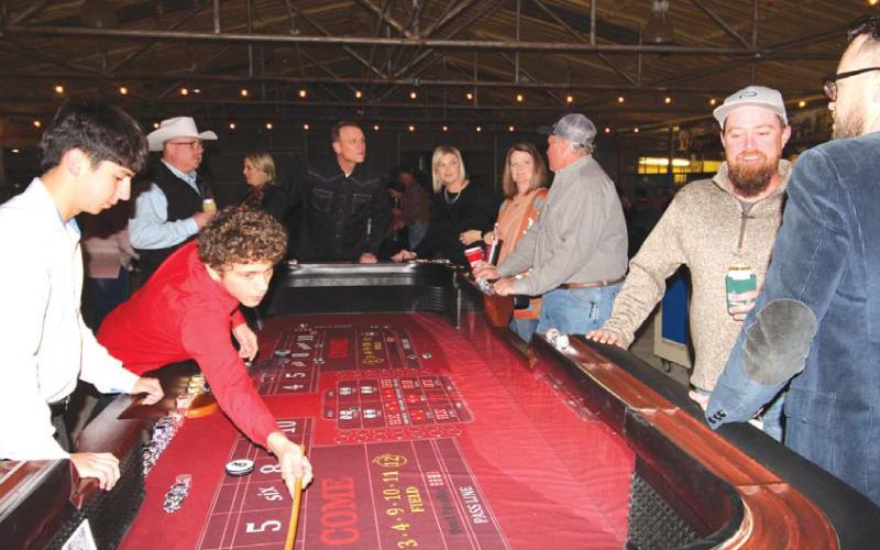 Gaming tables will be run by Casino Knights, a professional gaming organizations.