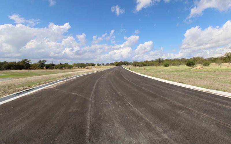The streets within the Lampasas Economic Development Corp. Business Park were paved in mid-October, and marketing will begin soon for the park. JOYCESARAH MCCABE | DISPATCH RECORD