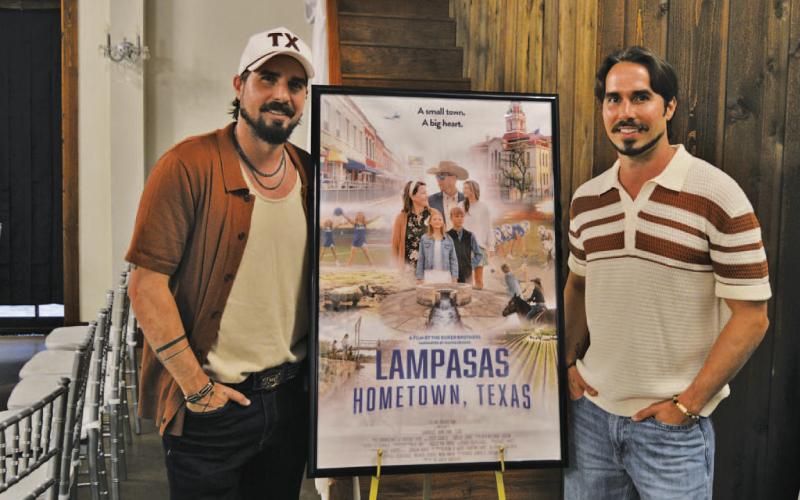 Lampasas natives Chase Kuker and Jordan Kuker offered showings last week of their recently completed documentary that tells the story of their hometown. Numerous local residents participated in the project, and their voices narrate the film and describe the legacy of the city. The Kukers said they plan to hold more showings of the documentary and want to take it to film festivals. ERICK MITCHELL | DISPATCH RECORD