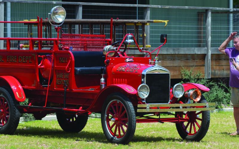 This 1924 Ford fire truck is on display at the Santa Fe Depot property. During Forward Lampasas’ meeting May 29, attendees has the chance to view this piece of history.