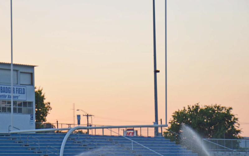 ecourtesy photo With the cost to replace stadium lighting at Badger Field coming in at $750,000, the school district will have to tackle some in-house repairs instead and hope that will be enough to keep the lights on for football games.